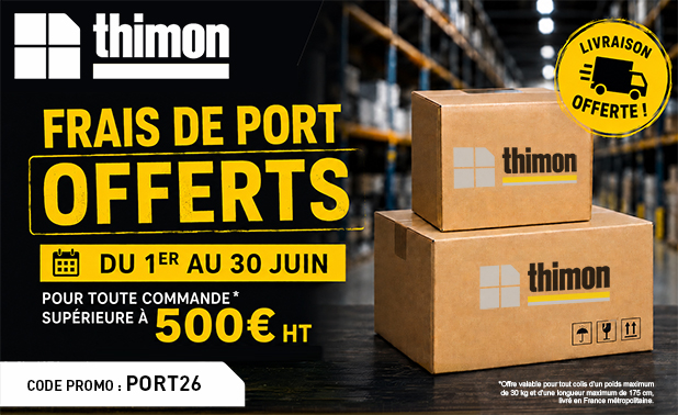 Livraison offerte juin 2026