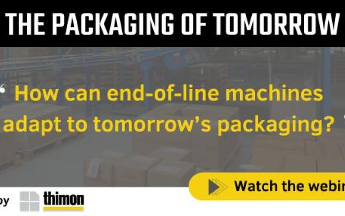 Thimon webinar "How can end-of-line machines adapt to tomorrow's packaging?"