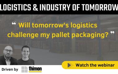 Thimon webinar "Will tomorrow's logistics challenge my pallet packaging?"