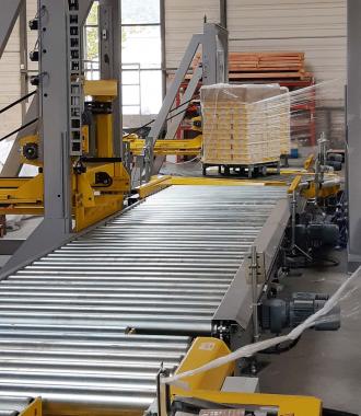 Roller conveying - Thimon pallet packaging logistics systems