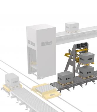 Thimon handling line - Pallet packaging logistics systems