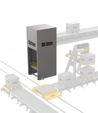 Lift - Thimon handling line for pallet packaging logistics